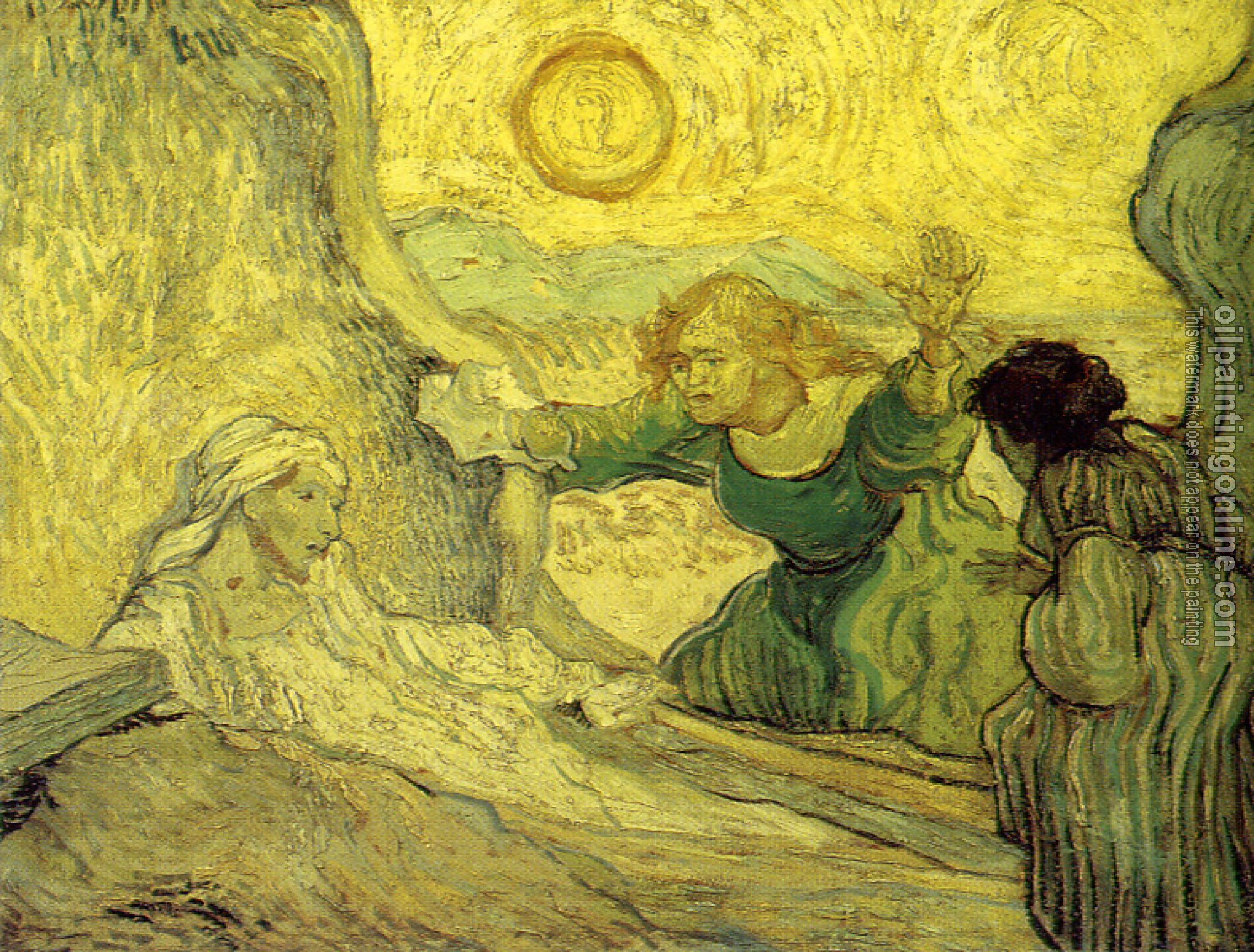 Gogh, Vincent van - The Raising of Lazarus(after Rembrandt)